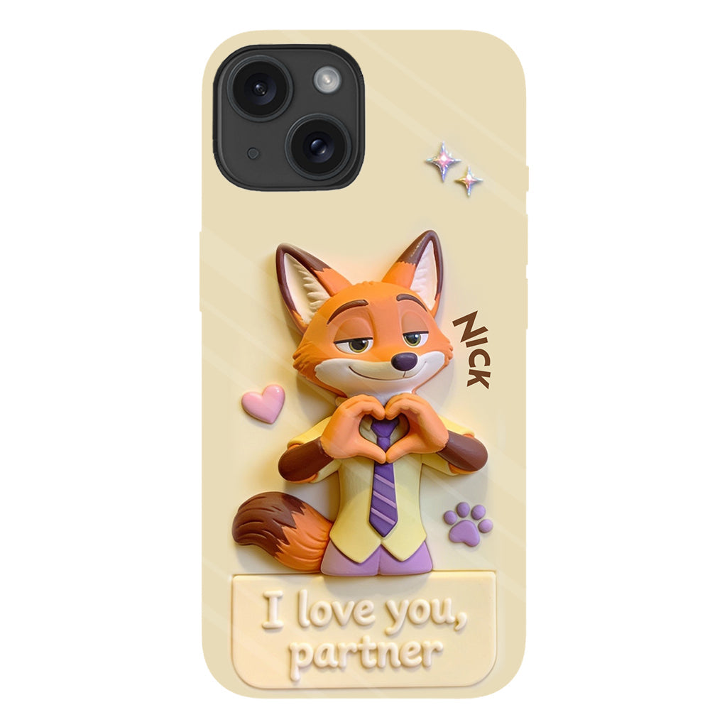 I Love You - Personalized Couple Full Print Phone Case
