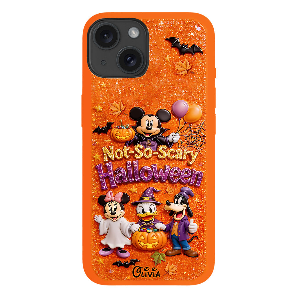 Not-so-scary Halloween - Personalized Mouse Full Print Phone Case
