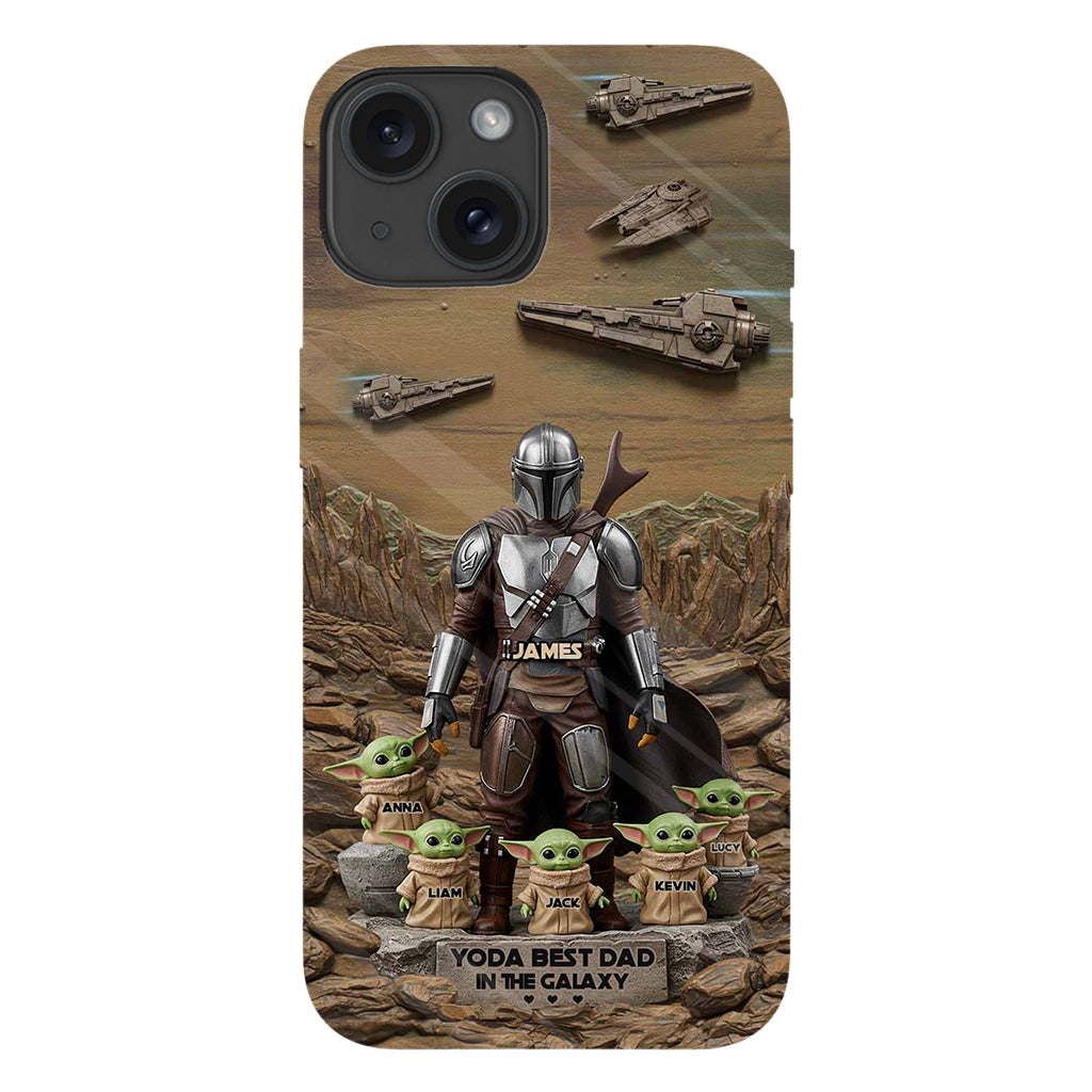 The Best Dad, Grandpa, Uncle,.. - Personalized The Force Full Print Phone Case