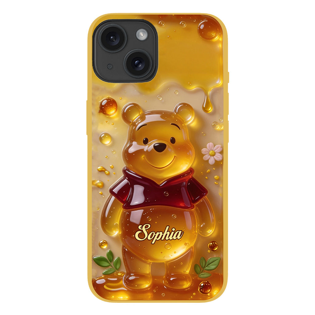 Cute Jelly Bear - Personalized Yellow Bear Full Print Phone Case