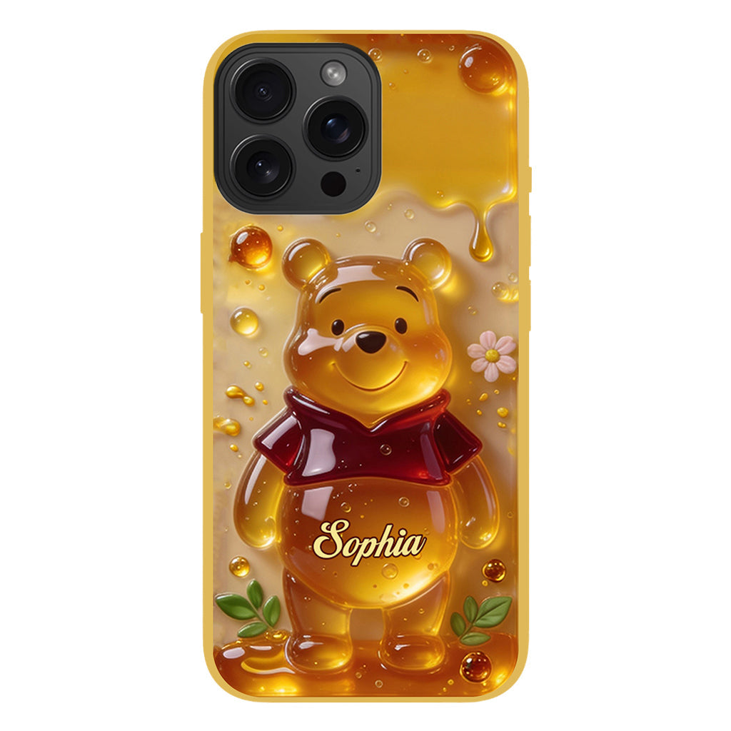 Cute Jelly Bear - Personalized Yellow Bear Full Print Phone Case