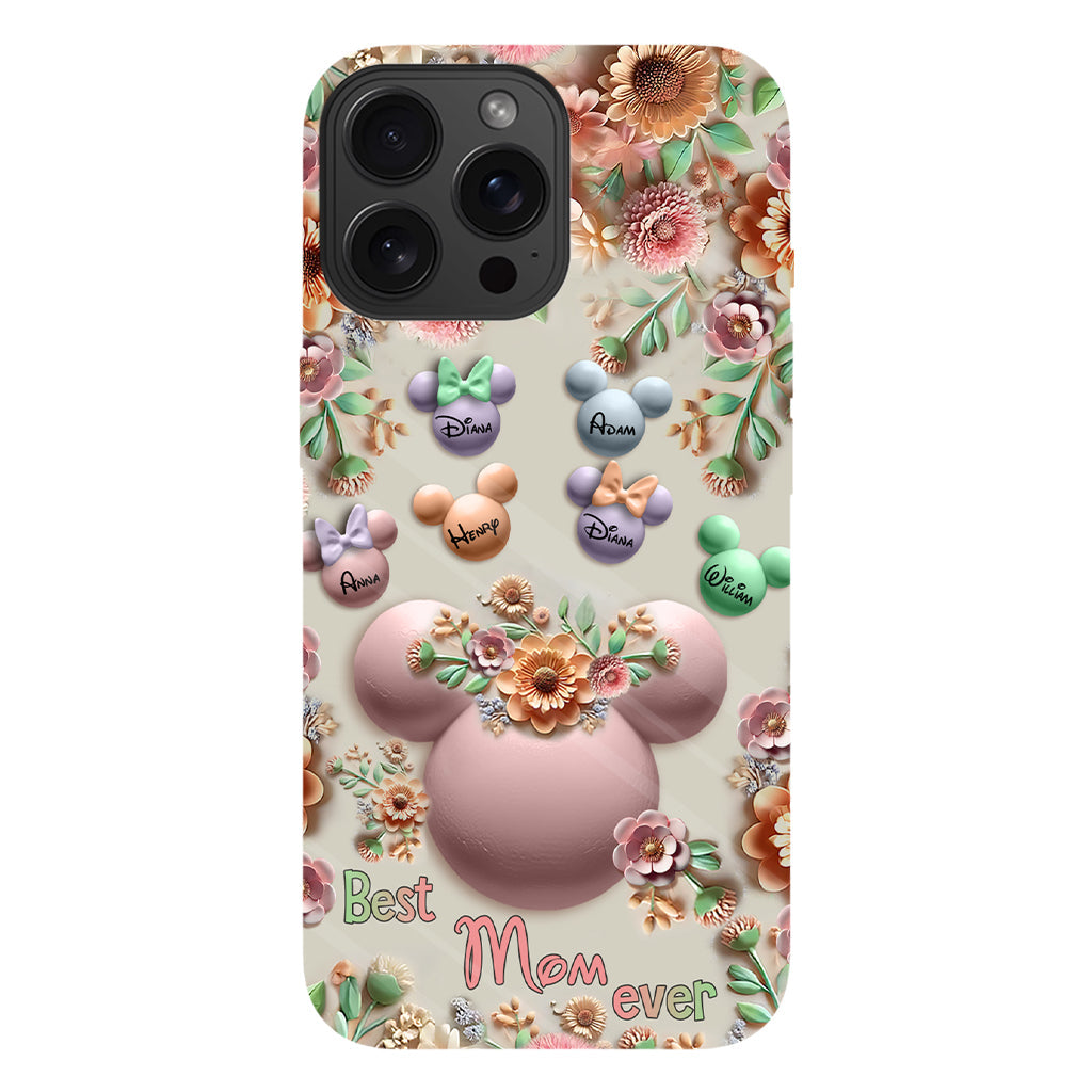 Best Mom / Grandma Ever - Personalized Mouse Full Print Phone Case