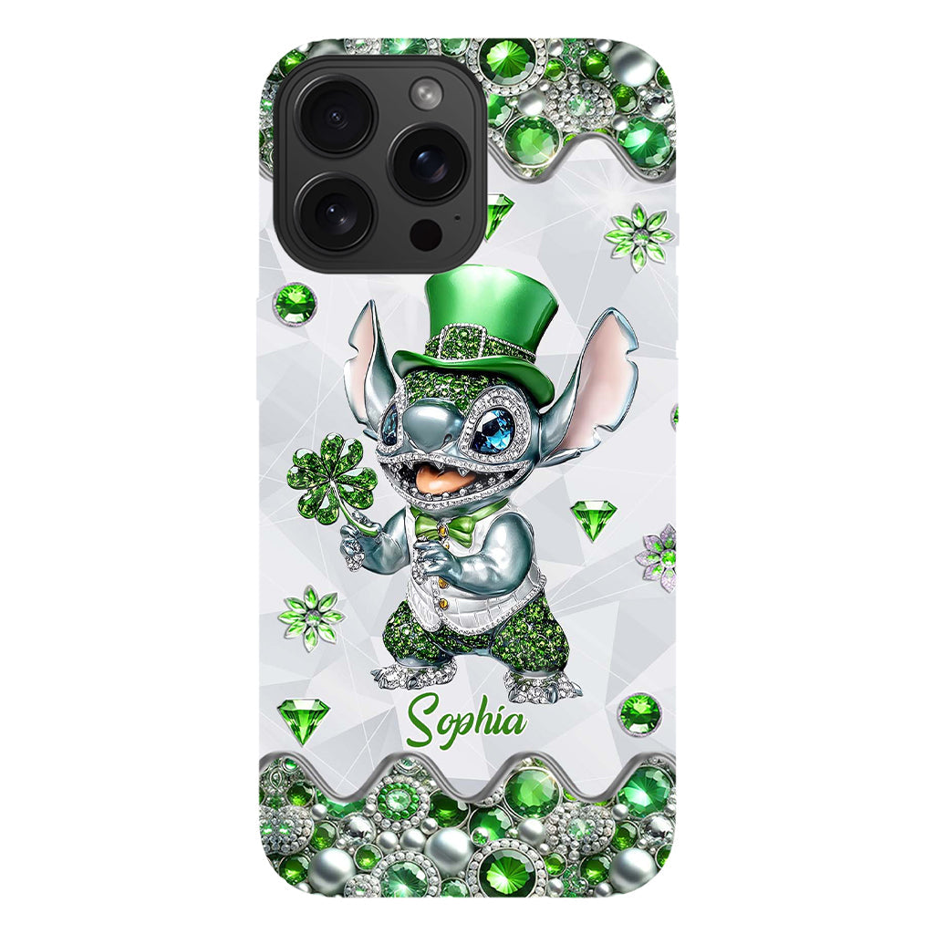 Lucky Shamrock - Personalized Ohana Full Print Phone Case