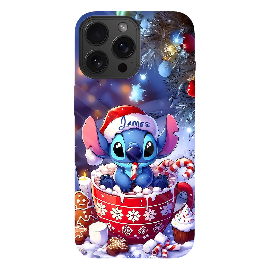 Blue Christmas - Personalized Ohana Full Print Phone Case