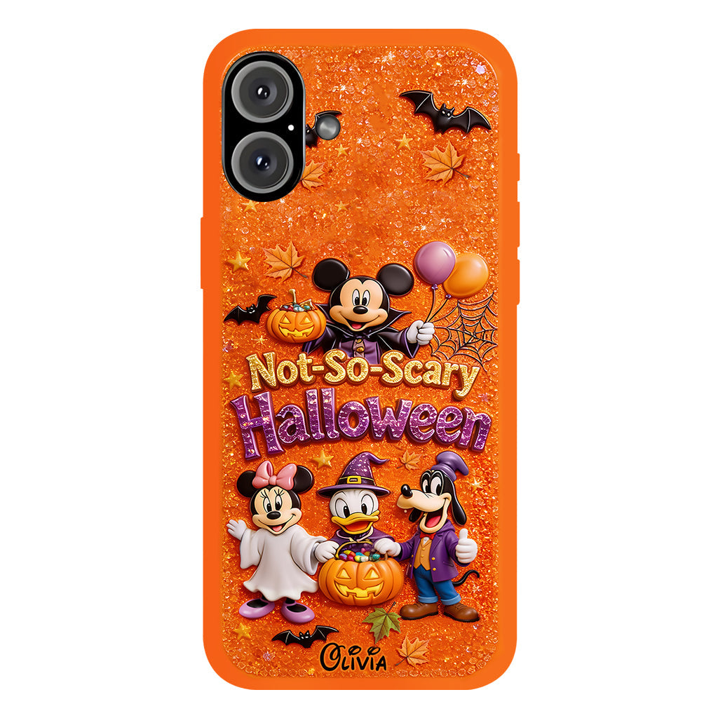Not-so-scary Halloween - Personalized Mouse Full Print Phone Case