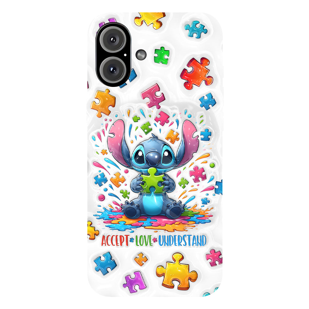 Accept Love Understand - Personalized Autism Awareness Full Print Phone Case