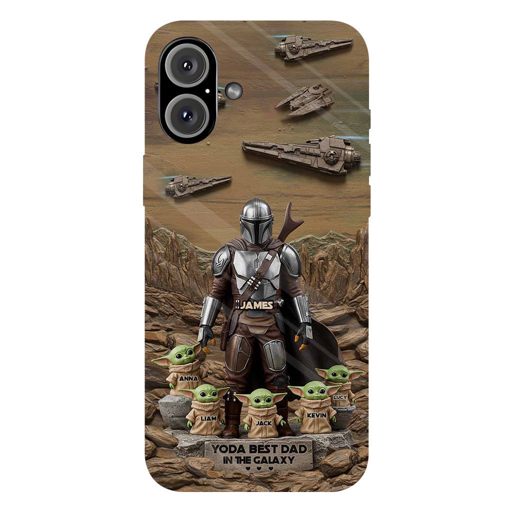 The Best Dad, Grandpa, Uncle,.. - Personalized The Force Full Print Phone Case