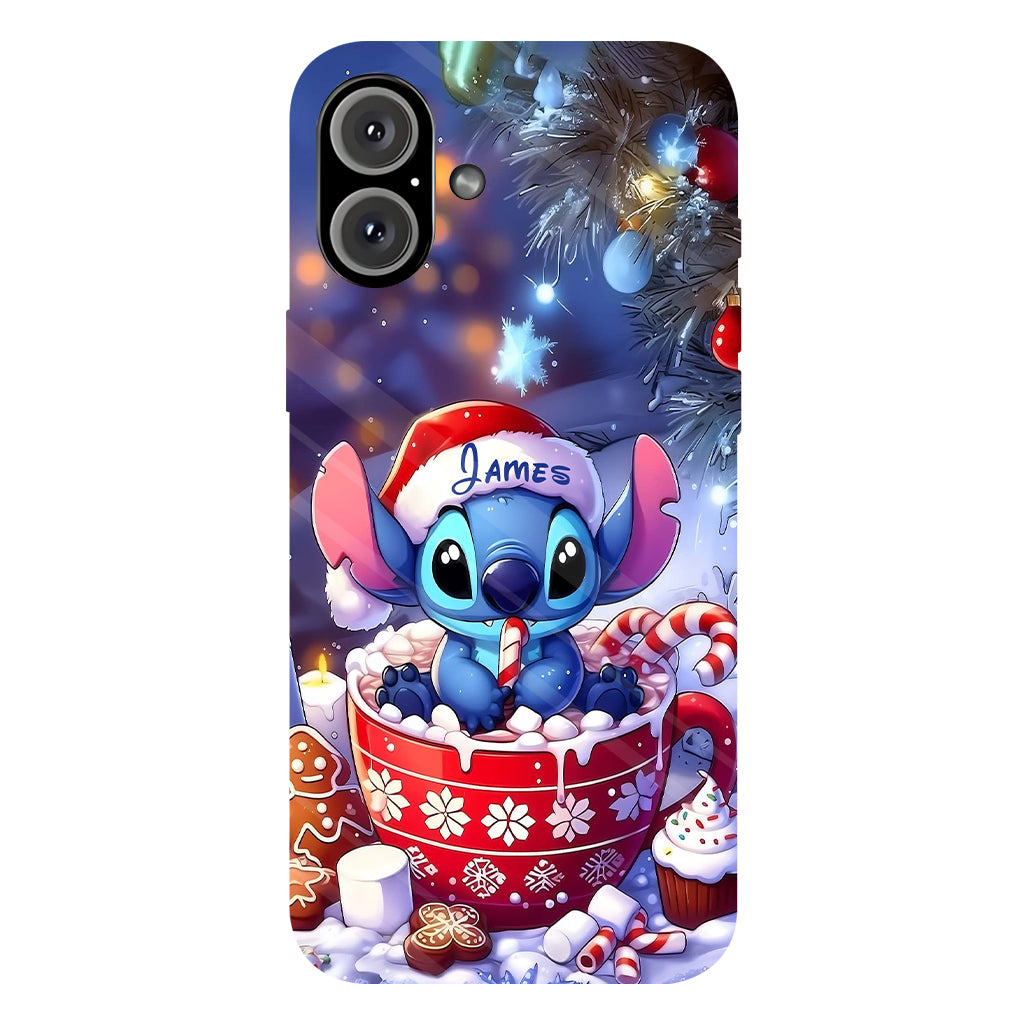 Blue Christmas - Personalized Ohana Full Print Phone Case