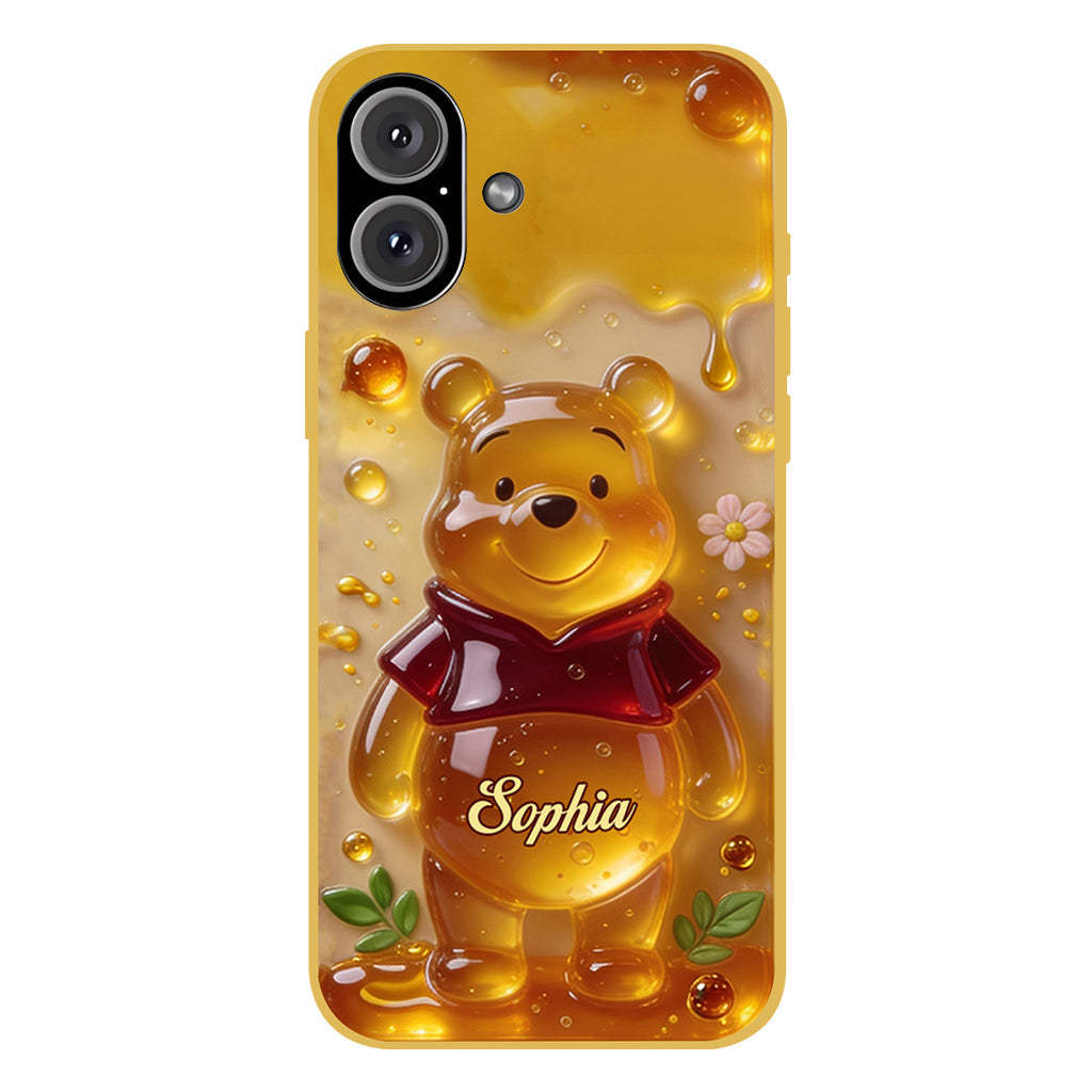 Cute Jelly Bear - Personalized Yellow Bear Full Print Phone Case