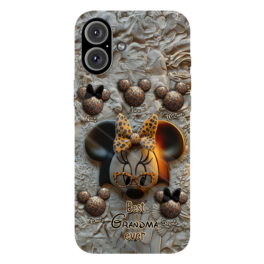 Best Grandma / Mom Ever - Personalized Mouse Full Print Phone Case