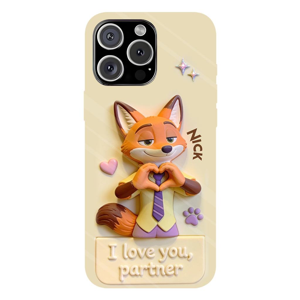 I Love You - Personalized Couple Full Print Phone Case
