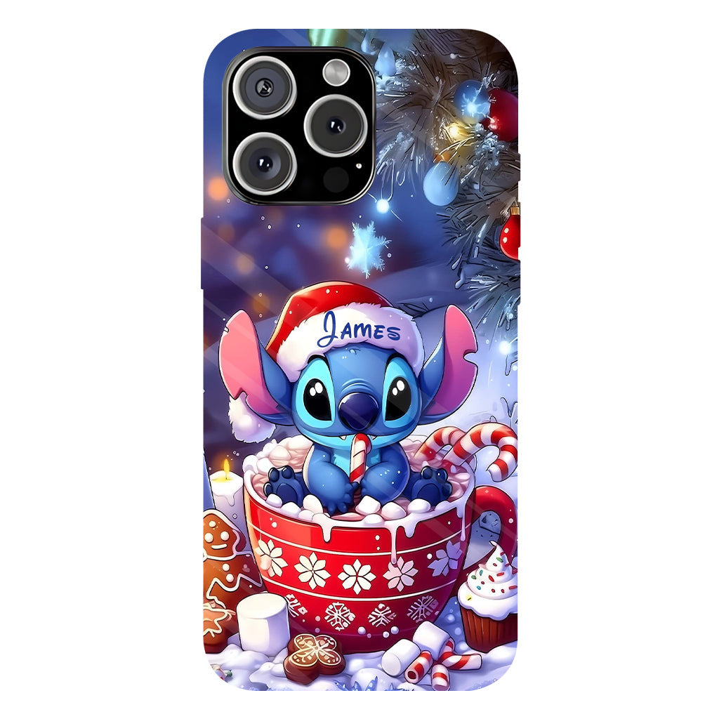 Blue Christmas - Personalized Ohana Full Print Phone Case