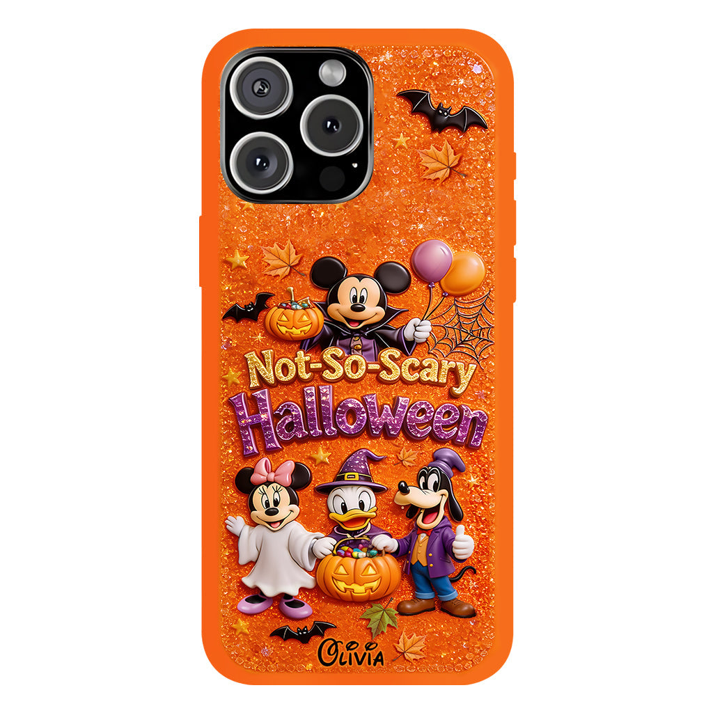 Not-so-scary Halloween - Personalized Mouse Full Print Phone Case