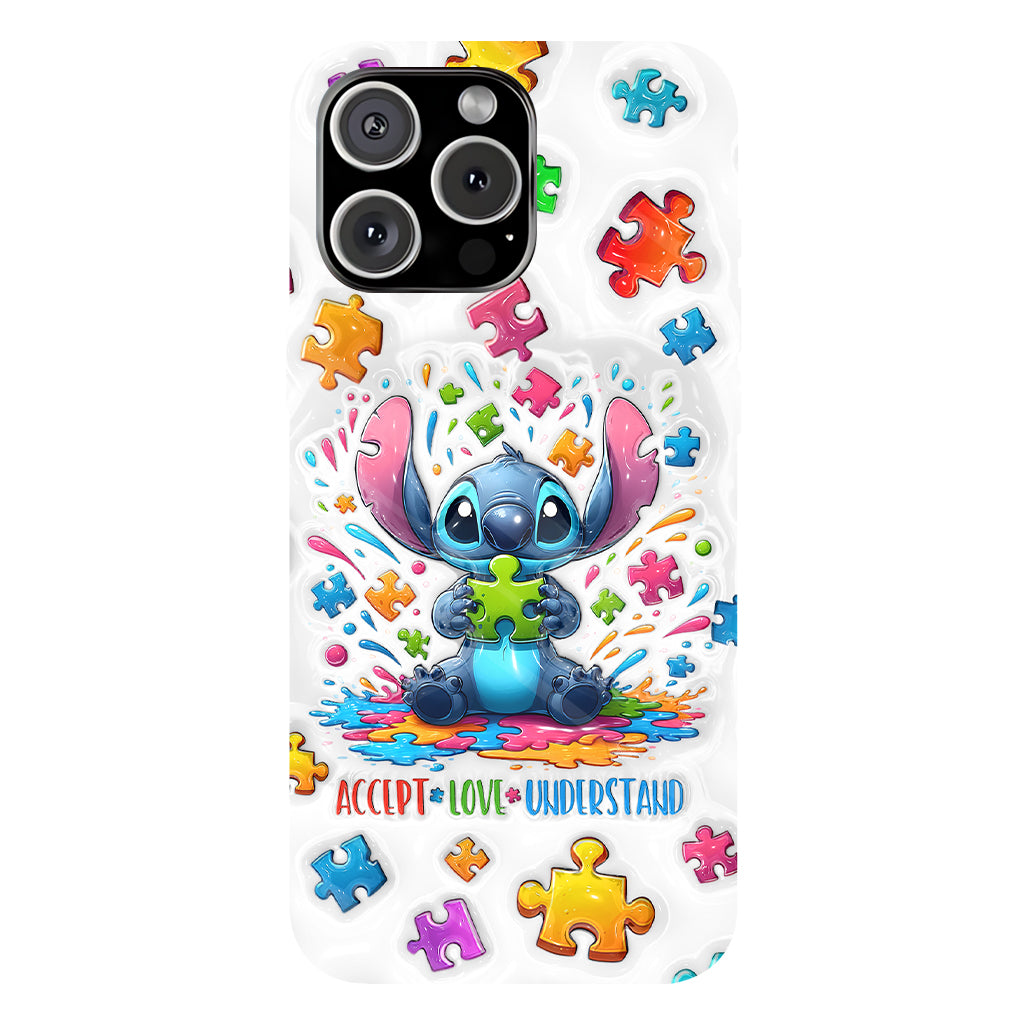 Accept Love Understand - Personalized Autism Awareness Full Print Phone Case