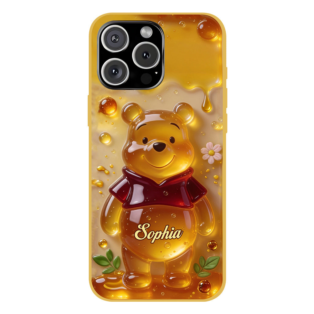 Cute Jelly Bear - Personalized Yellow Bear Full Print Phone Case