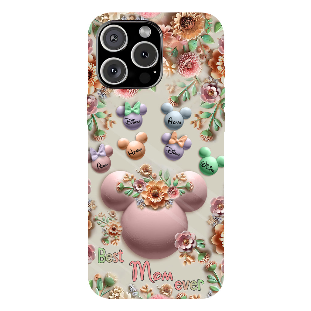Best Mom / Grandma Ever - Personalized Mouse Full Print Phone Case