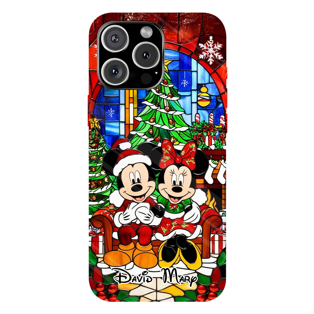 Very Merry Christmas - Personalized Mouse Full Print Phone Case