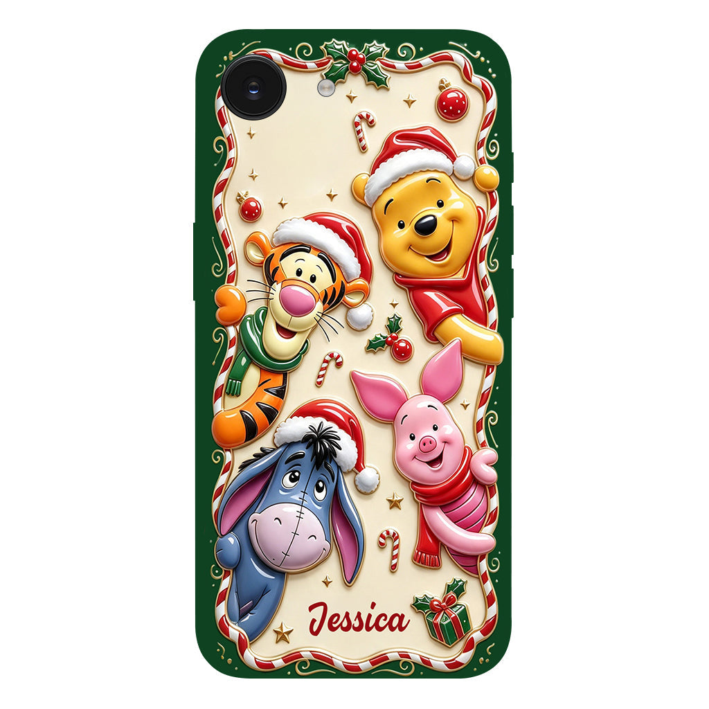 The Best Time Of The Year - Personalized Yellow Bear Full Print Phone Case