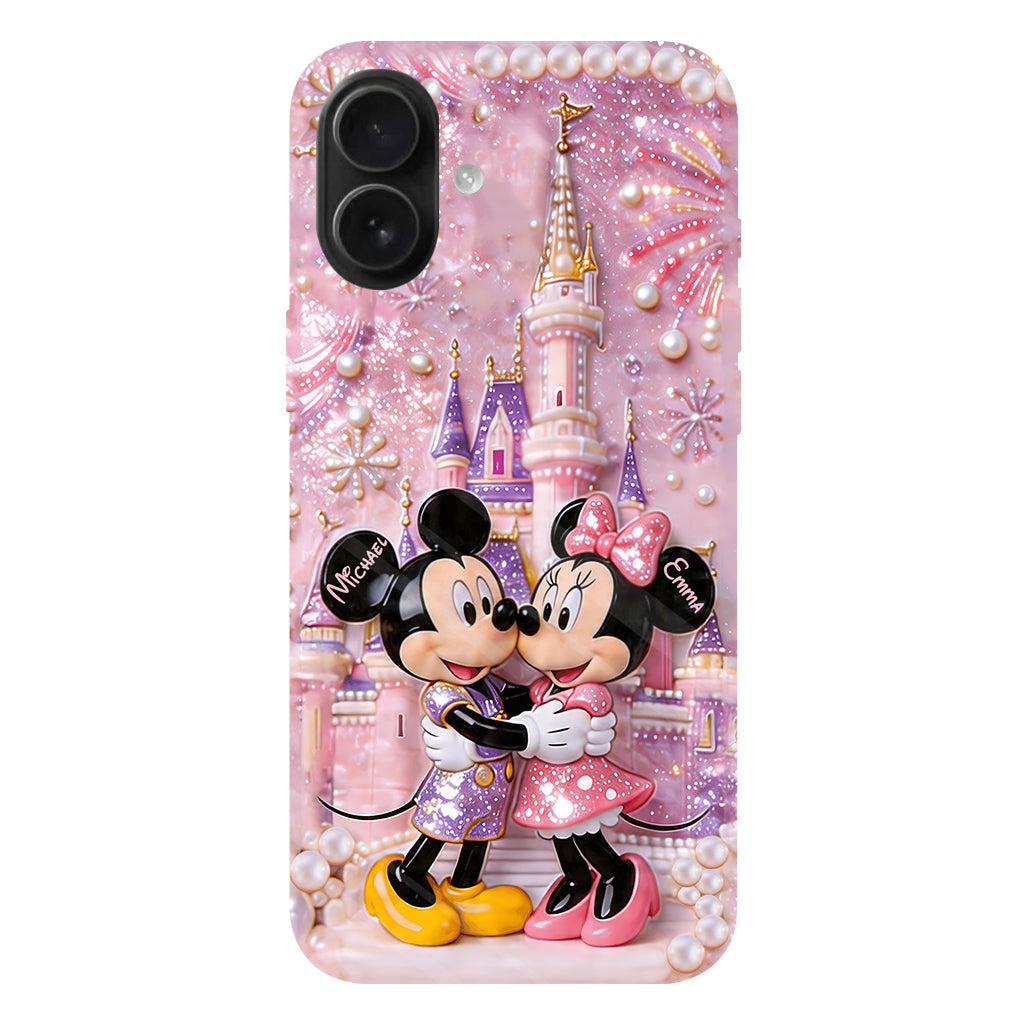Cartoon Mouse Lovers Gift - Personalized Dream Trip Full Print Phone Case