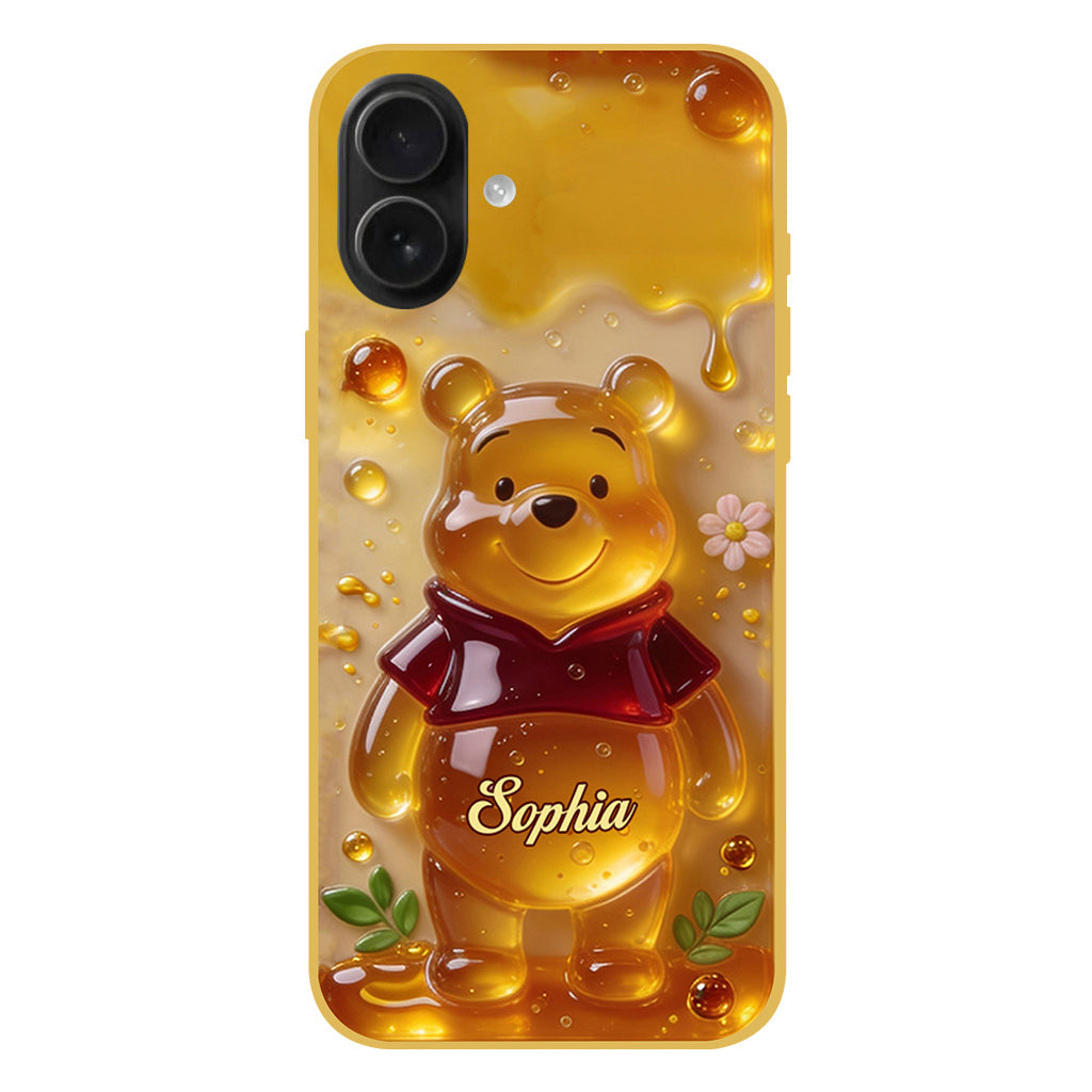 Cute Jelly Bear - Personalized Yellow Bear Full Print Phone Case