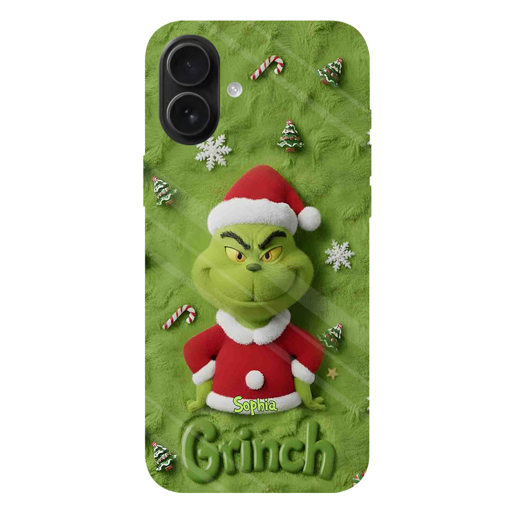 Merry Grinchmas - Personalized Stole Christmas Full Print Phone Case