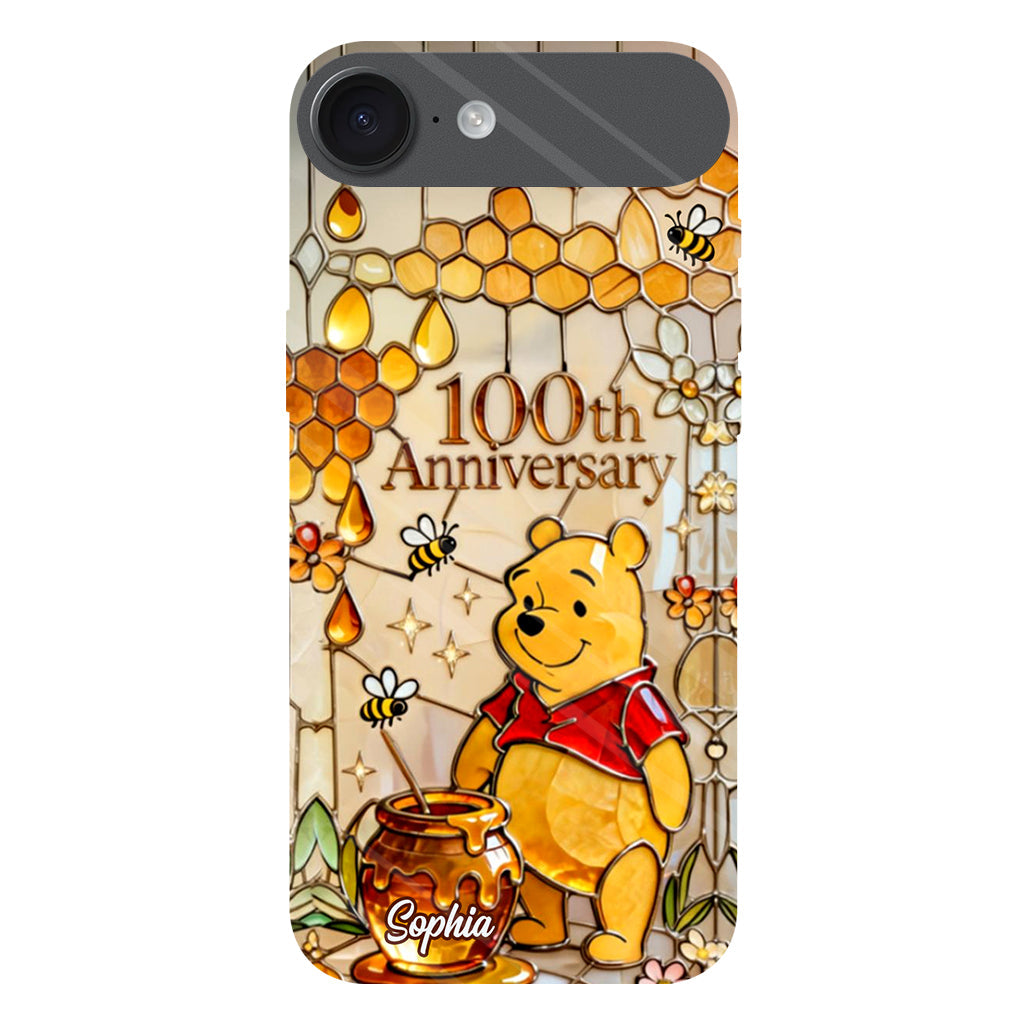 Honey Bear 100th Anniversary - Personalized Yellow Bear Full Print Phone Case
