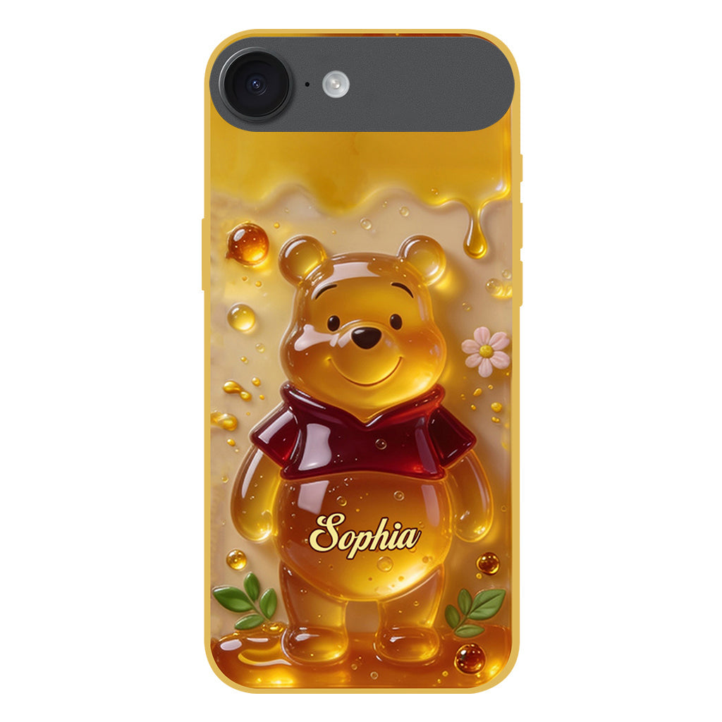 Cute Jelly Bear - Personalized Yellow Bear Full Print Phone Case