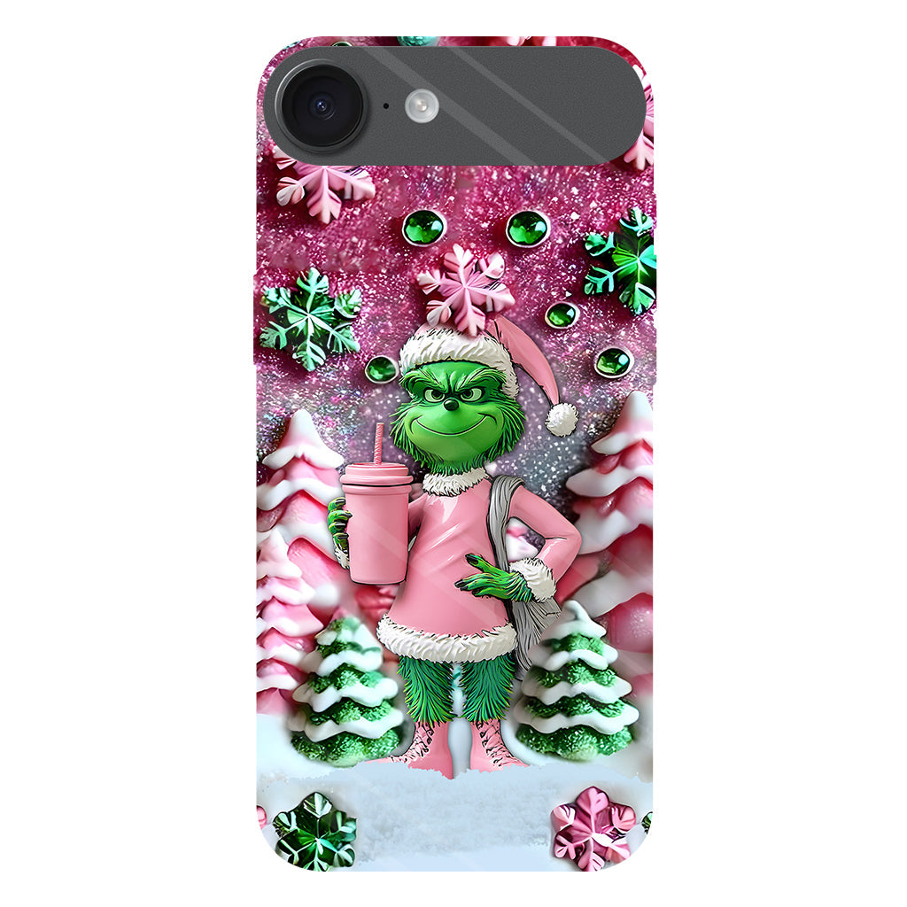 Merry Grinchmas - Personalized Stole Christmas Full Print Phone Case