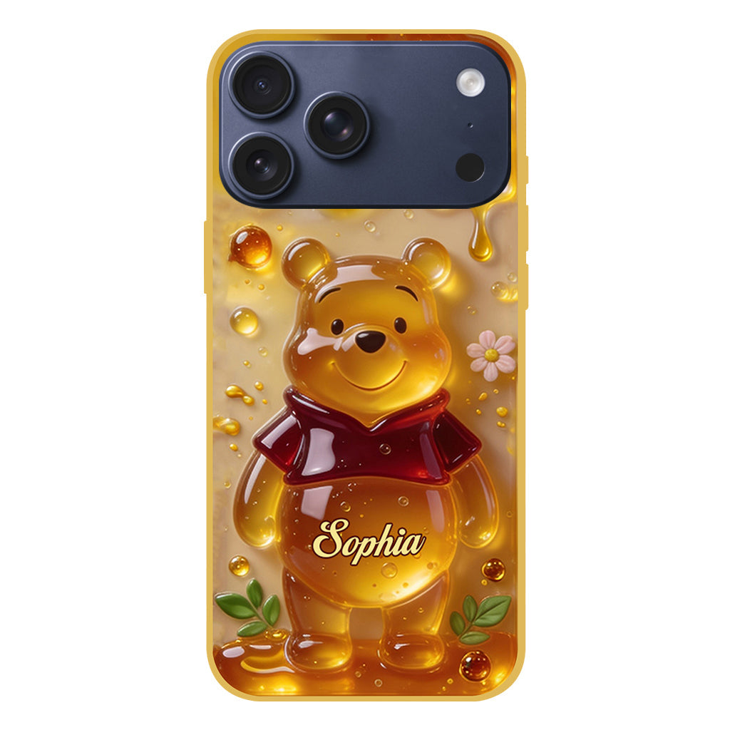 Cute Jelly Bear - Personalized Yellow Bear Full Print Phone Case