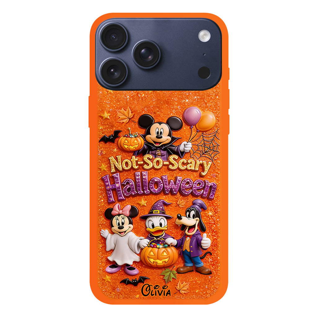 Not-so-scary Halloween - Personalized Mouse Full Print Phone Case