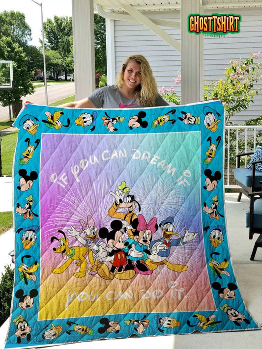 You Can Do It Mouse Quilt 0523