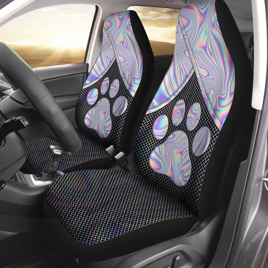 Hologram Paw Dog Seat Covers 0622