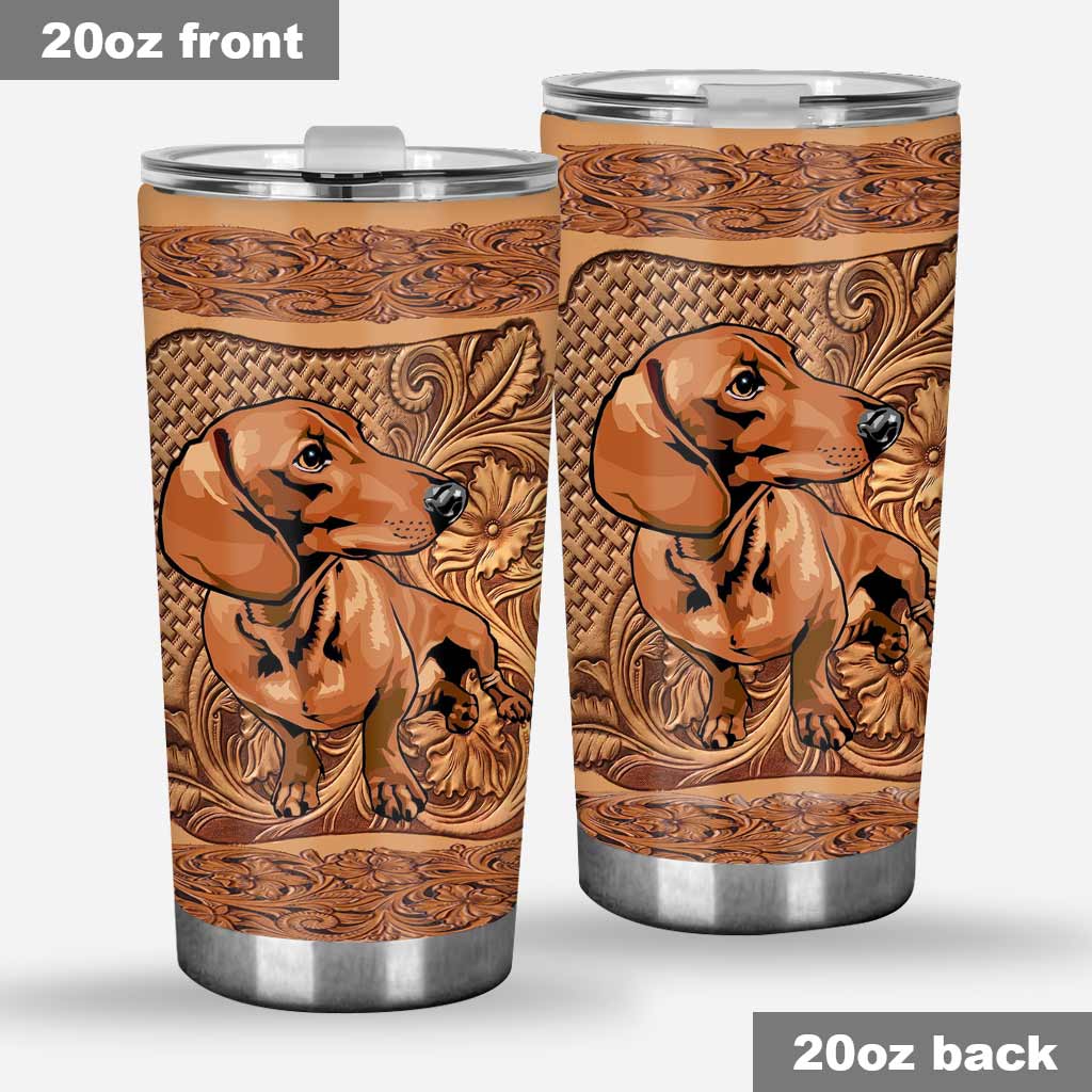 I Love My Dog Dog Tumbler 0622