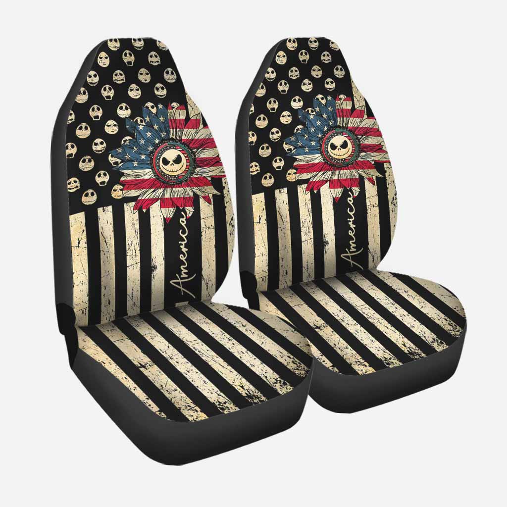 Happy The 4th Of July - Independence Day Nightmare Seat Covers