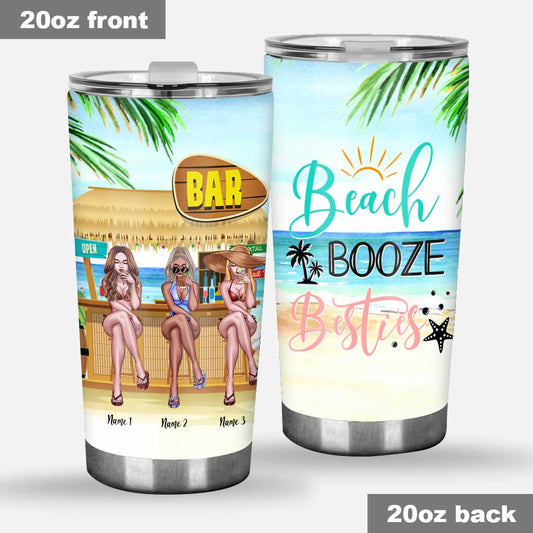 Besties Classy Sassy And A Little Smart Assy - Personalized Tumbler