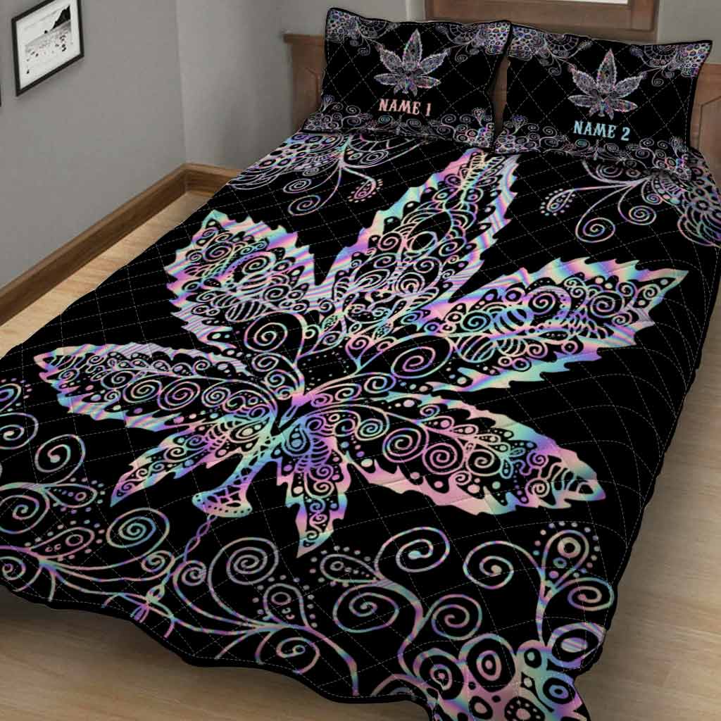 Dope Souls - Personalized Weed Quilt Set