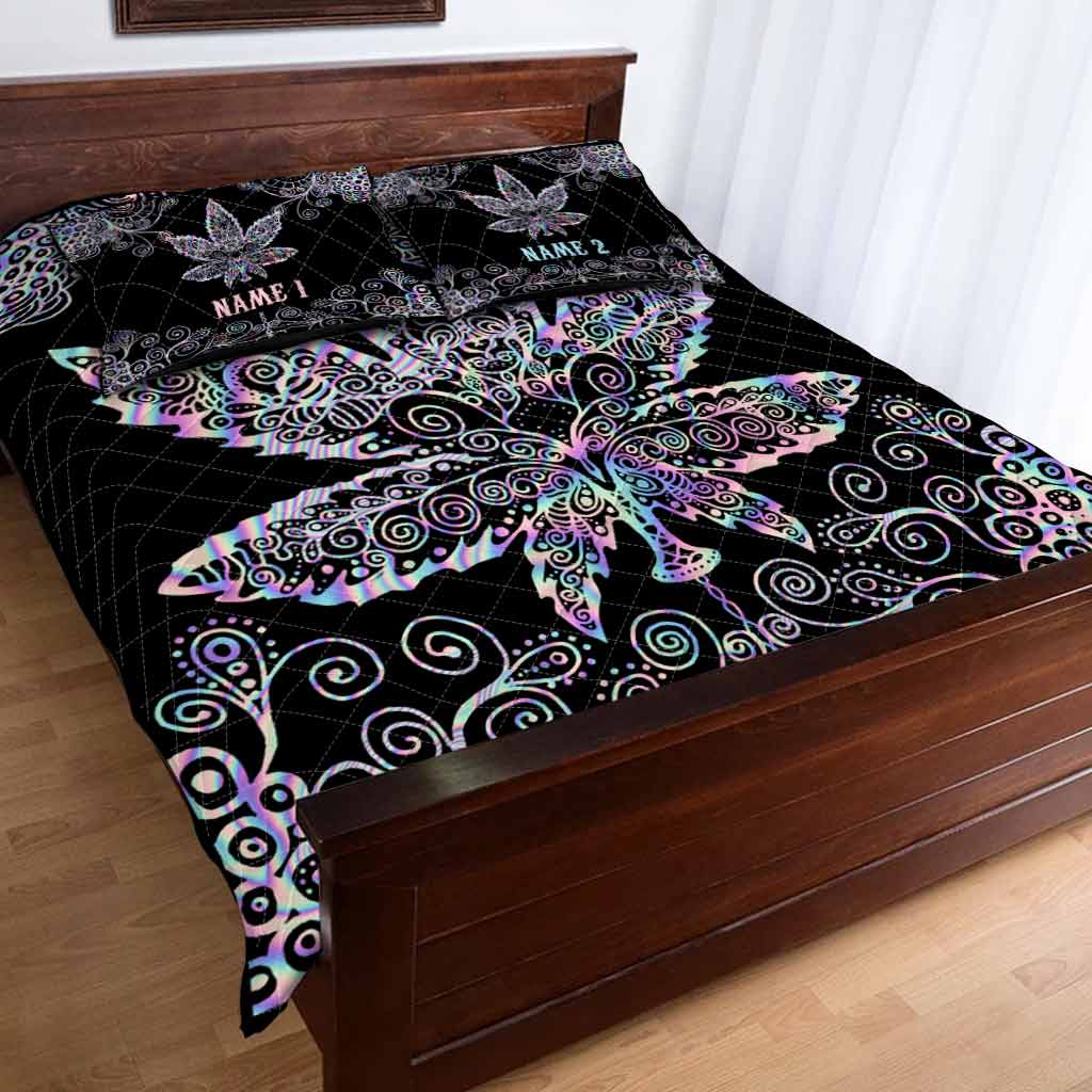 Dope Souls - Personalized Weed Quilt Set