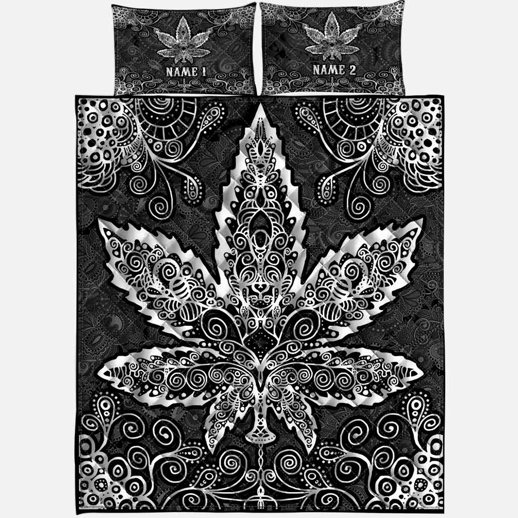 Dope Souls - Personalized Weed Quilt Set
