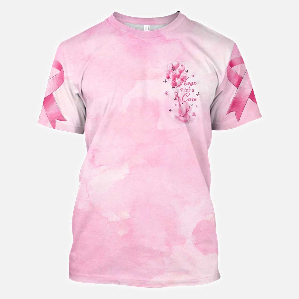 Hope For A Cure Elephant - Breast Cancer Awareness All Over T-shirt and Hoodie 0822