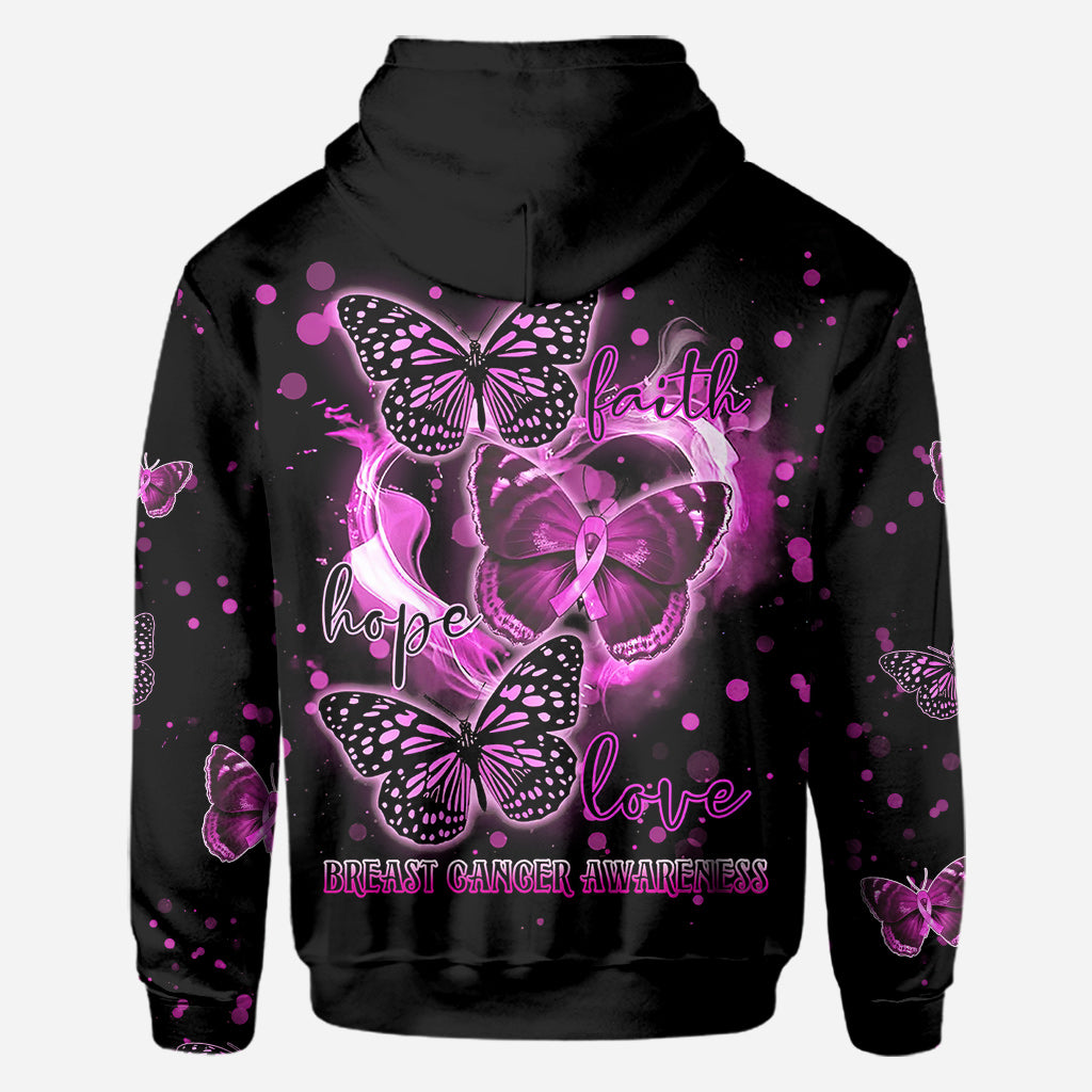 Faith Hope Love Breast Cancer - Breast Cancer Awareness All Over T-shirt and Hoodie 0822