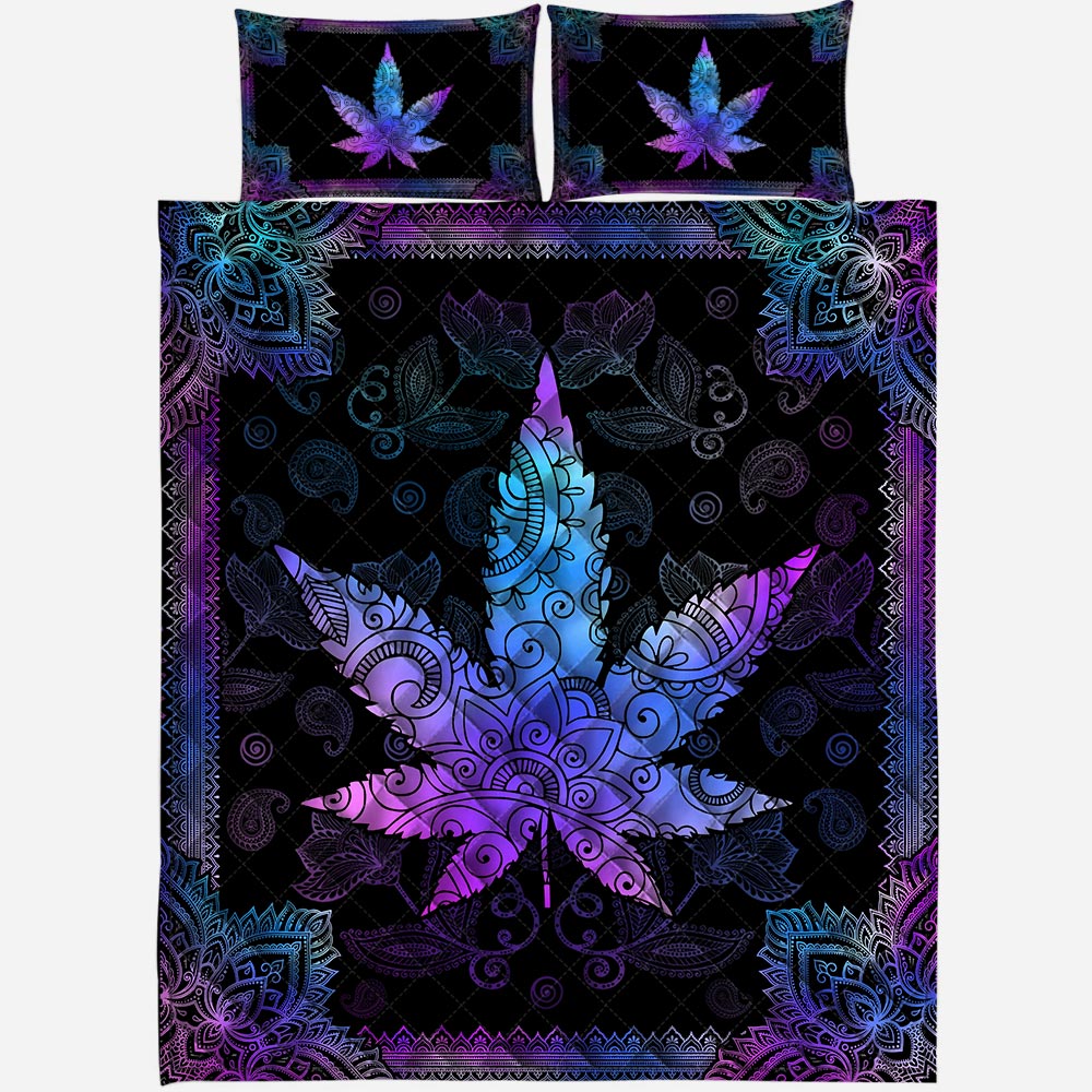 Lovely Leaf - Weed Quilt Set 0822