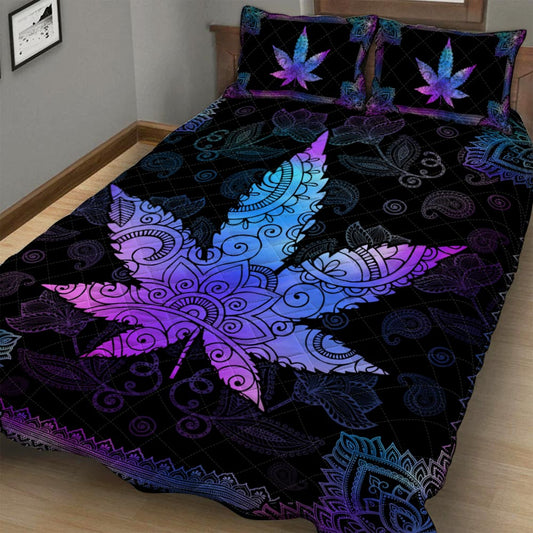 Lovely Leaf - Weed Quilt Set 0822