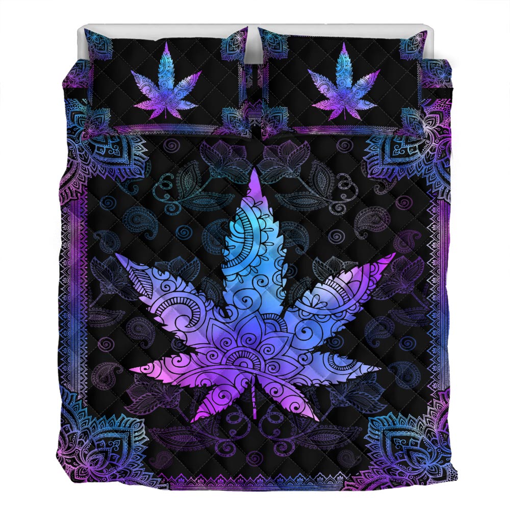 Lovely Leaf - Weed Quilt Set 0822