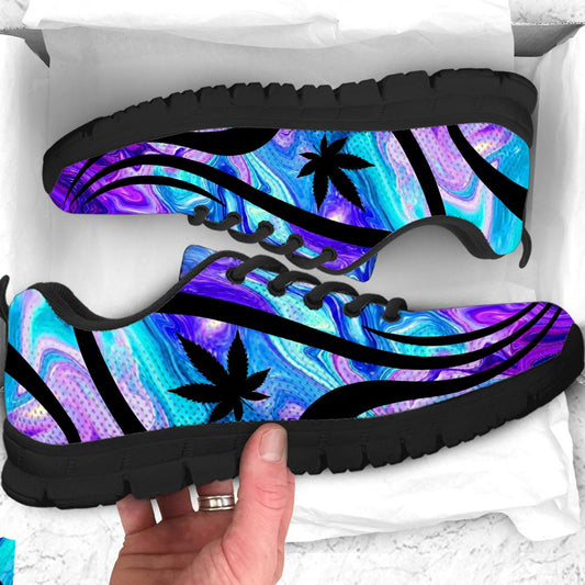Blue And Purple - Weed Sneakers 0822