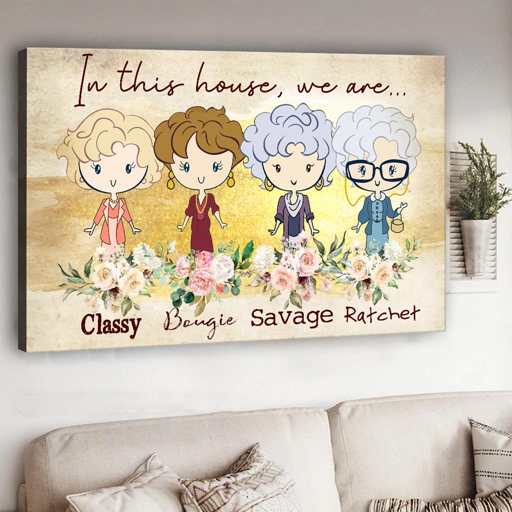 In This House - Canvas And Poster