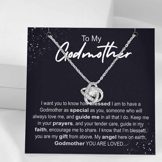 Godmother Godmother And Godaughter Fairy Godmother - Grandma Love Knot Necklace 0921