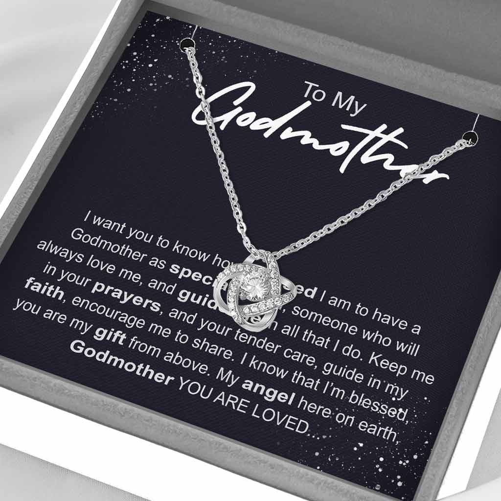 Godmother Godmother And Godaughter Fairy Godmother - Grandma Love Knot Necklace 0921
