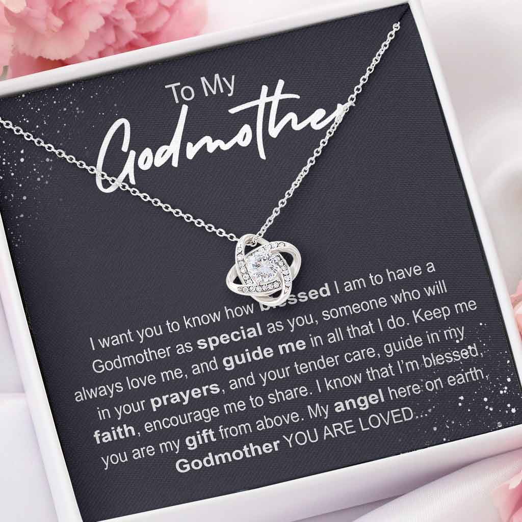 Godmother Godmother And Godaughter Fairy Godmother - Grandma Love Knot Necklace 0921