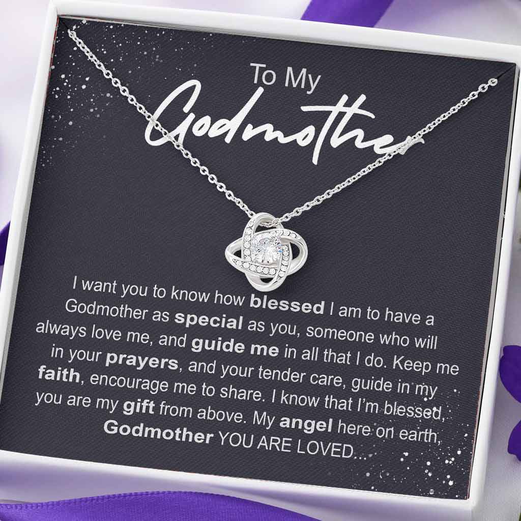 Godmother Godmother And Godaughter Fairy Godmother - Grandma Love Knot Necklace 0921