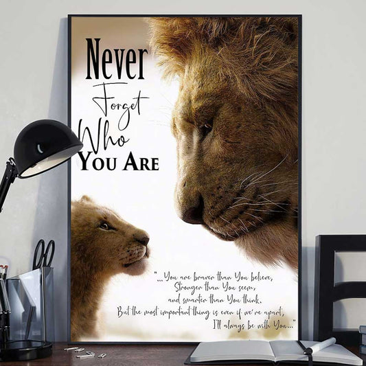 Never Forget Who You Are Son Gift For Son - Family Poster 0921